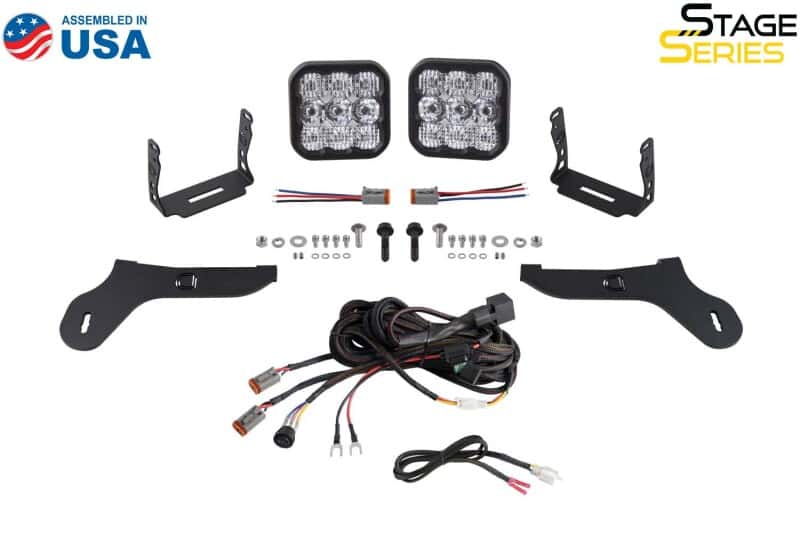 Diode Dynamics — Diode Dynamics 17-20 Ford Raptor SS5 Bumper LED Pod Light Kit - Yellow Pro Driving - view 8