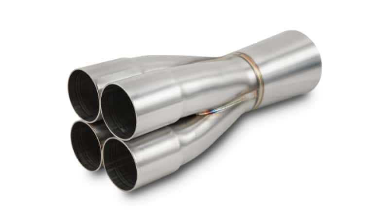 Vibrant — Vibrant 4-1 SS Merge Collectors (1-3/4in Inlet Slipover ID 2-1/2in Merge Outlet OD) Single Unit
1.75"ID2.5"OD4-1Cltr
1.75ID2.5OD4-1Collct
Exhaust Collector - view 3