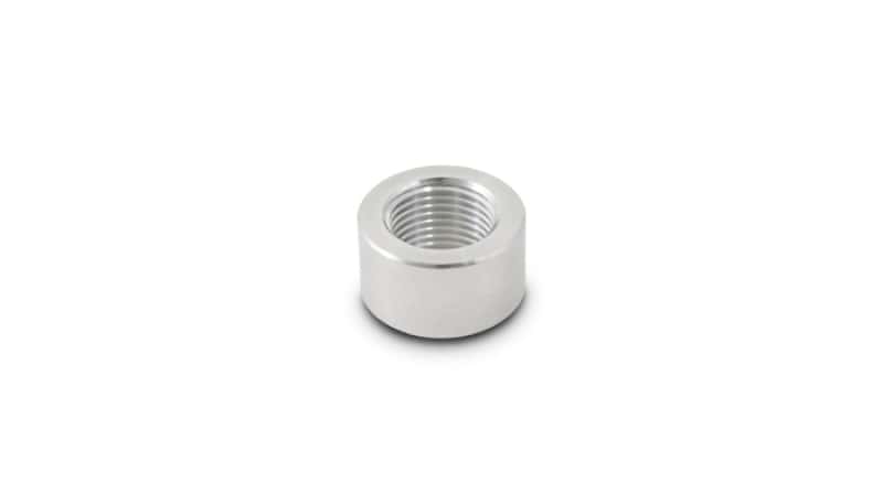 Vibrant — Vibrant 1/8in NPT Female Weld Bung (3/4in OD) - Aluminum
1/8"NPTFemAlWeldBung
1/8"-27NPTFemAlBung
Weld-In Bung - view 3