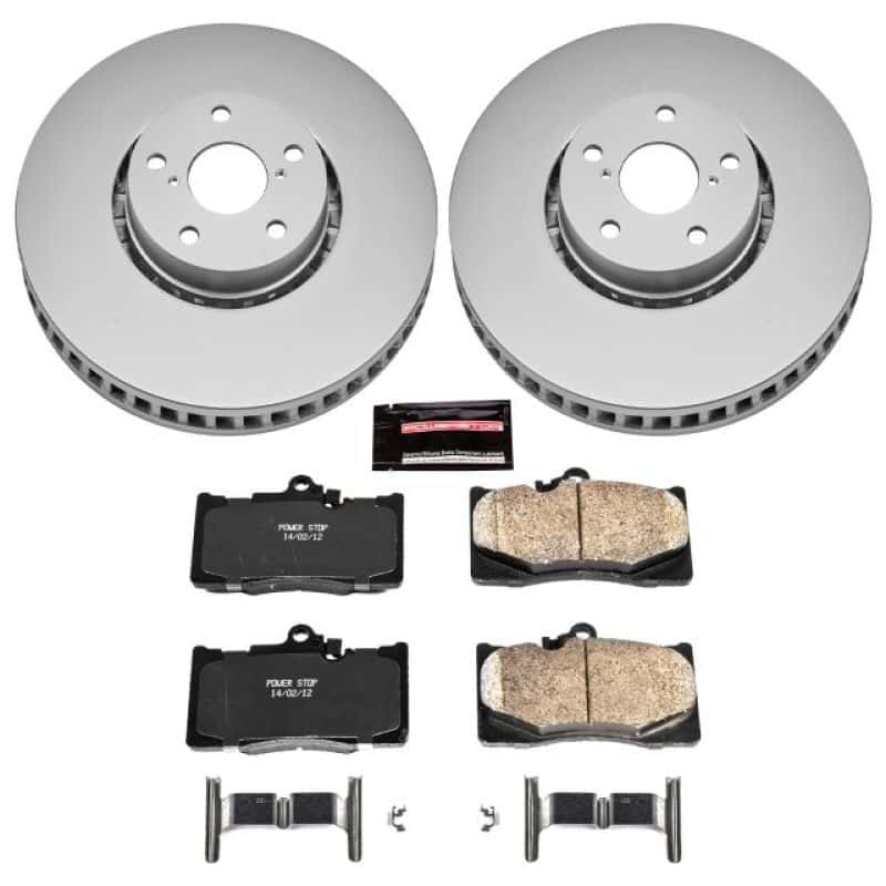 PowerStop — Power Stop 07-11 Lexus GS350 Front Z17 Evolution Geomet Coated Brake Kit - view 1
