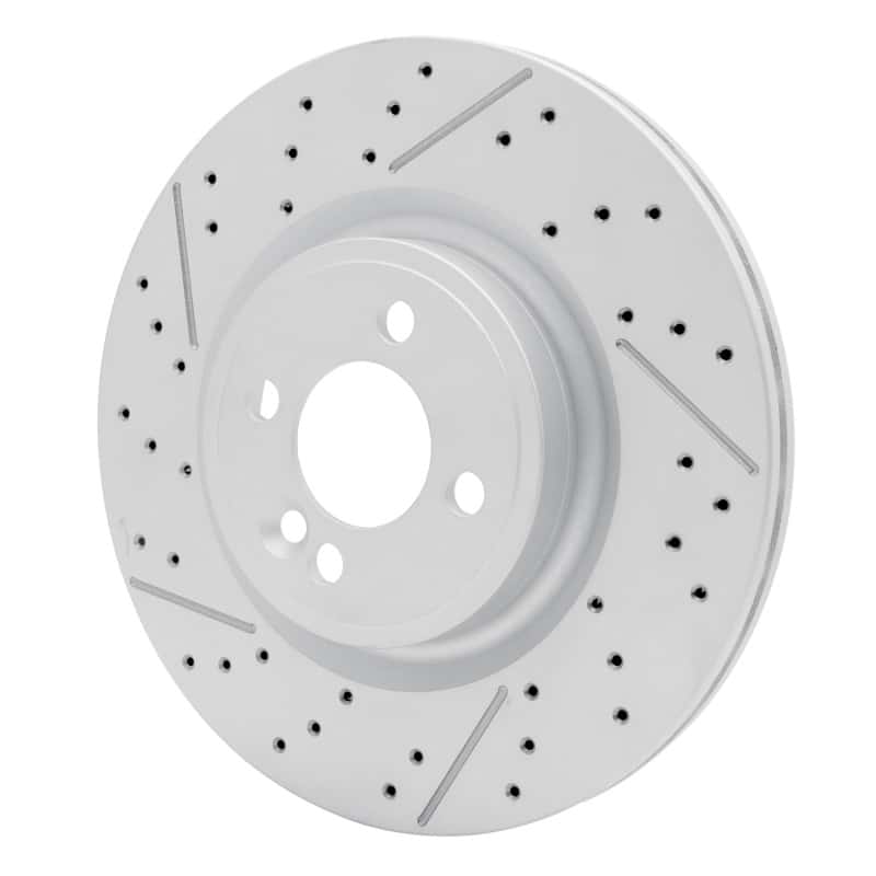 DFC — DFC 09-14 Mini Cooper Clubman Front Drilled GeoSPEC Coated Rotor and Slotted - view 2