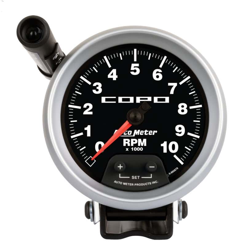 AutoMeter — Autometer 3-3/4in 10K RPM Pedestal w/Ext. Quick-Lite Gauge Chevrolet COPO Camaro
GA 3.75" 10kRPM CV - view 1