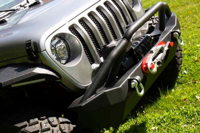 Fishbone Offroad — Fishbone Offroad 2018+ Jeep Wrangler JL Mid-Width Winch Front Bumper - view 14