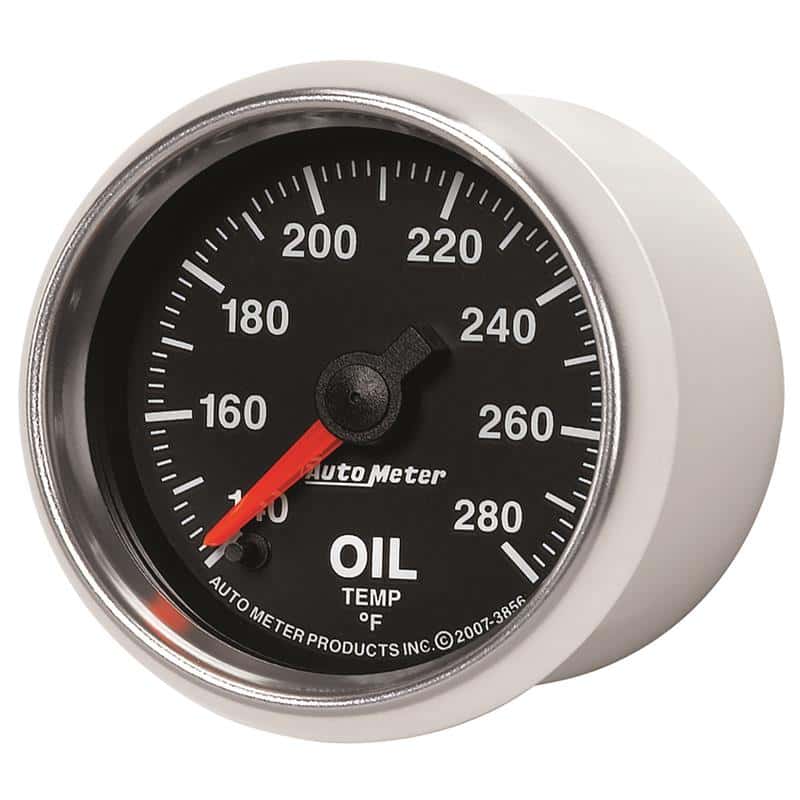 AutoMeter — Autometer GS Series 2-1/16in Oil Temperature Gauge 140-280 Degrees Electric Full Sweep
2-1/16" OIL TEMP, 14 - view 3
