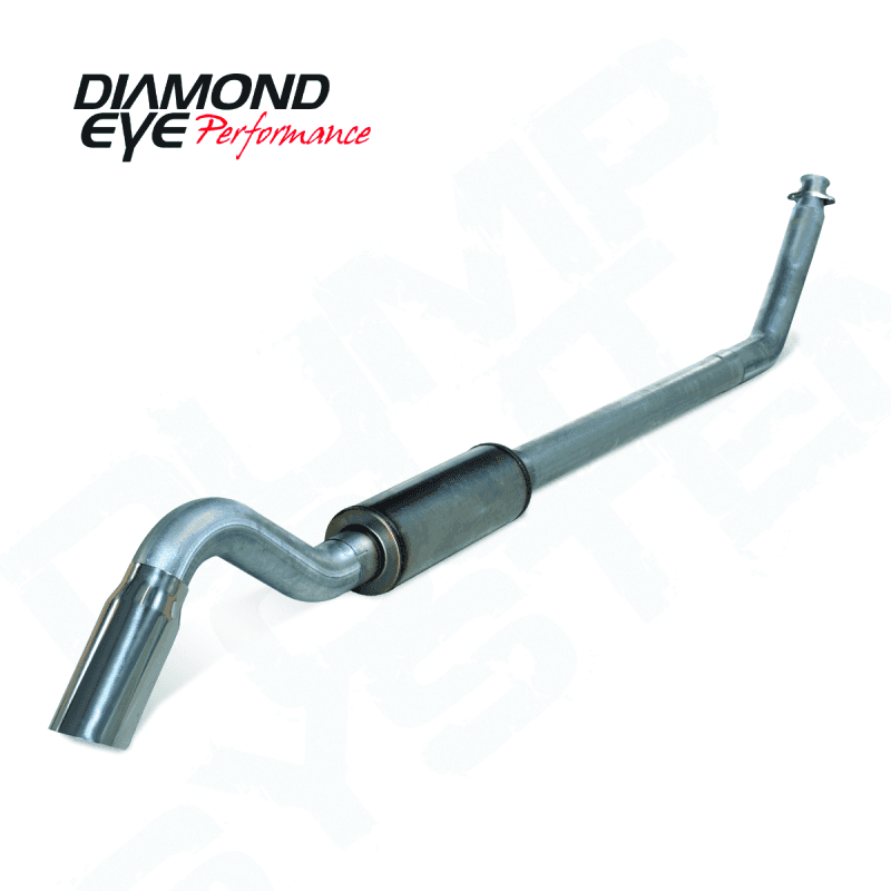 Diamond Eye Performance — Diamond Eye 4in SS TURBO BACK SGL DUMP OUT 98.5-02 DODGE INCLUDING TIP NO MFLR
KIT, 4" TB MRP SGLTD - view 3