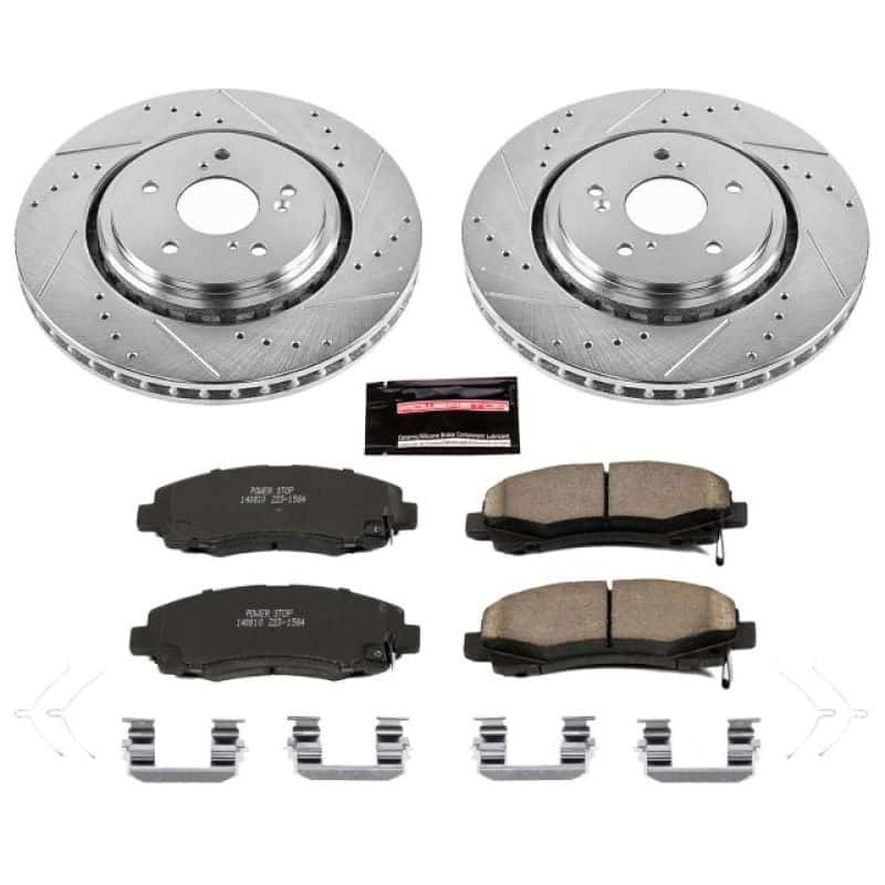 PowerStop — Power Stop 15-19 Acura TLX Front Z23 Evolution Sport Brake Kit - view 1