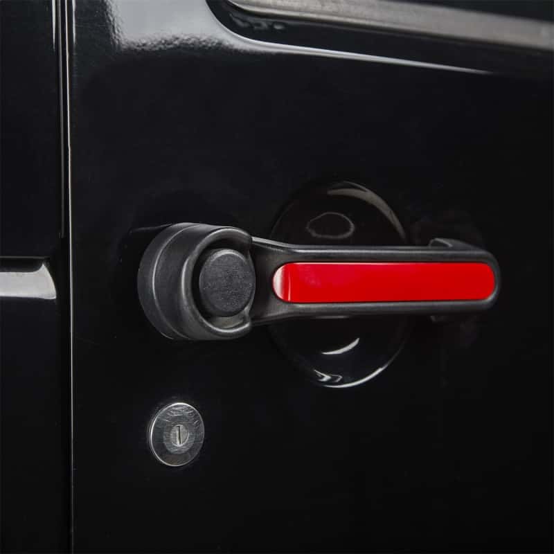 Rugged Ridge — Rugged Ridge Door Handle Inserts Red 07-18 Jeep Wrangler JK 4Door
Door Handle Trim
OFFROAD_EXTERIOR - view 5