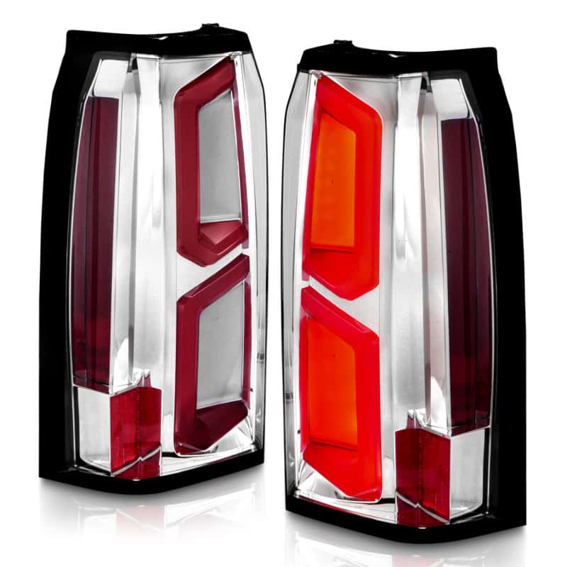 ANZO — ANZO 2015-2020 Chevrolet Tahoe LED Tail Lights w/ Light Bar Chrome Housing Clear Lens
Tail Light Set - view 14