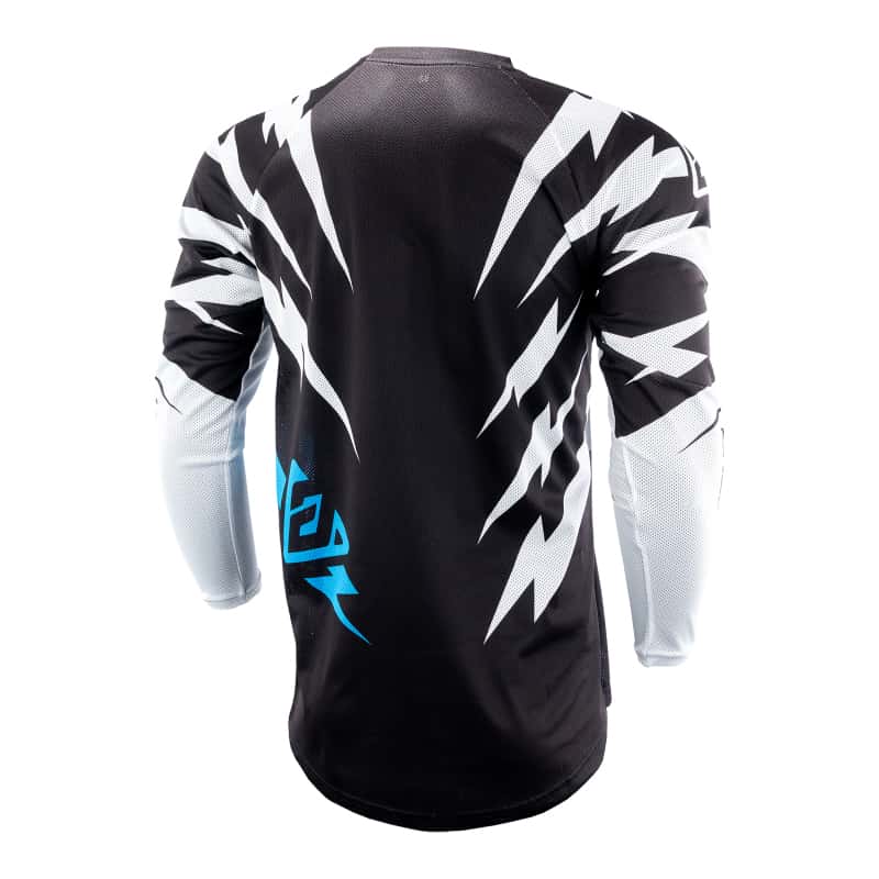 Answer — Answer 26 LE Syncron Rizz Vented Jersey Black/White/Cyan - 2XL - view 2