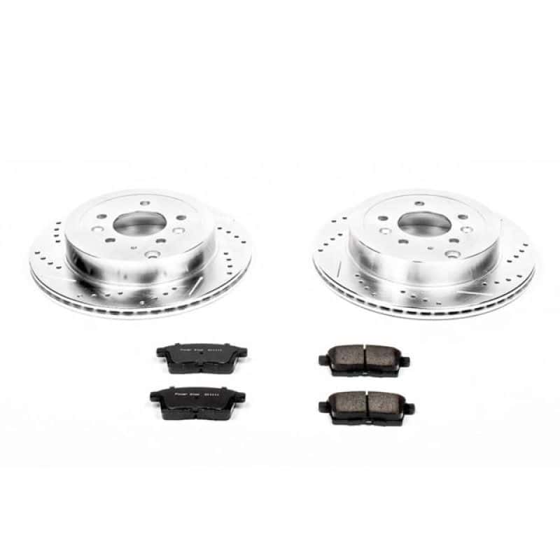 PowerStop — Power Stop 07-12 Mazda CX-7 Rear Z23 Evolution Sport Brake Kit - view 1