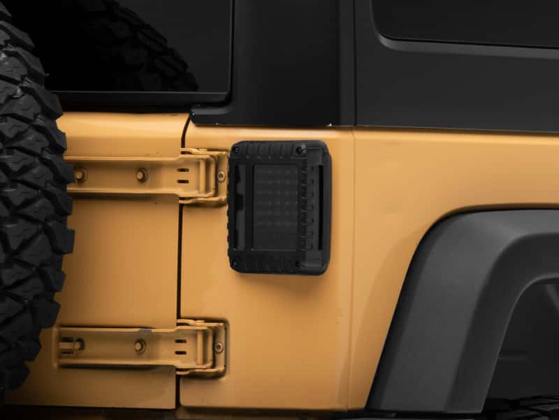 Raxiom — Raxiom 07-18 Jeep Wrangler JK LED Tail Lights- Black Housing (Smoked Lens)
Lights - view 8