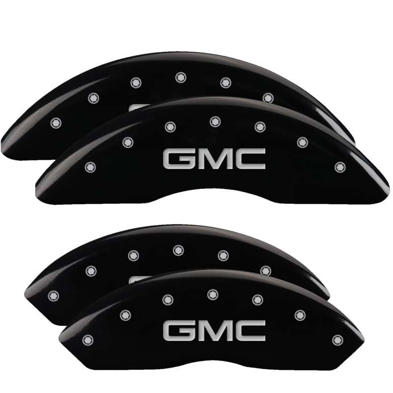MGP — MGP 4 Caliper Covers Engraved Front & Rear GMC Black finish silver ch
Caliper Covers - view 1