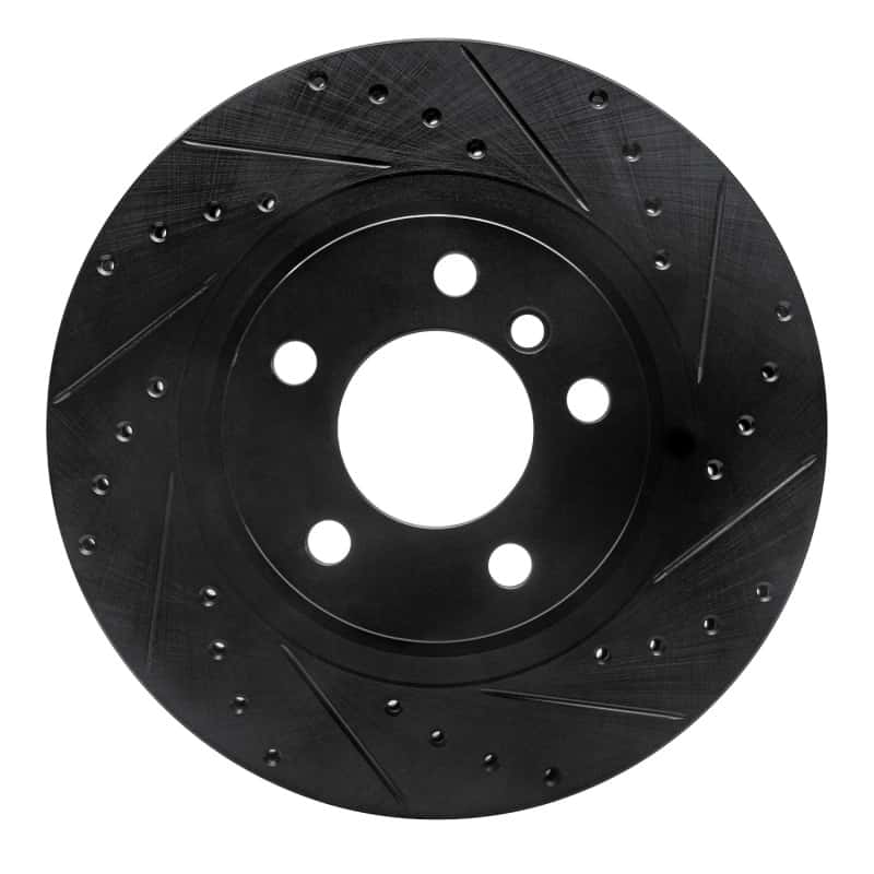 R1 Concepts — R1 11-18 BMW X3 Rear Right Drilled & Slotted Black Brake Rotor
R1 Brake Rotor Drill - view 1
