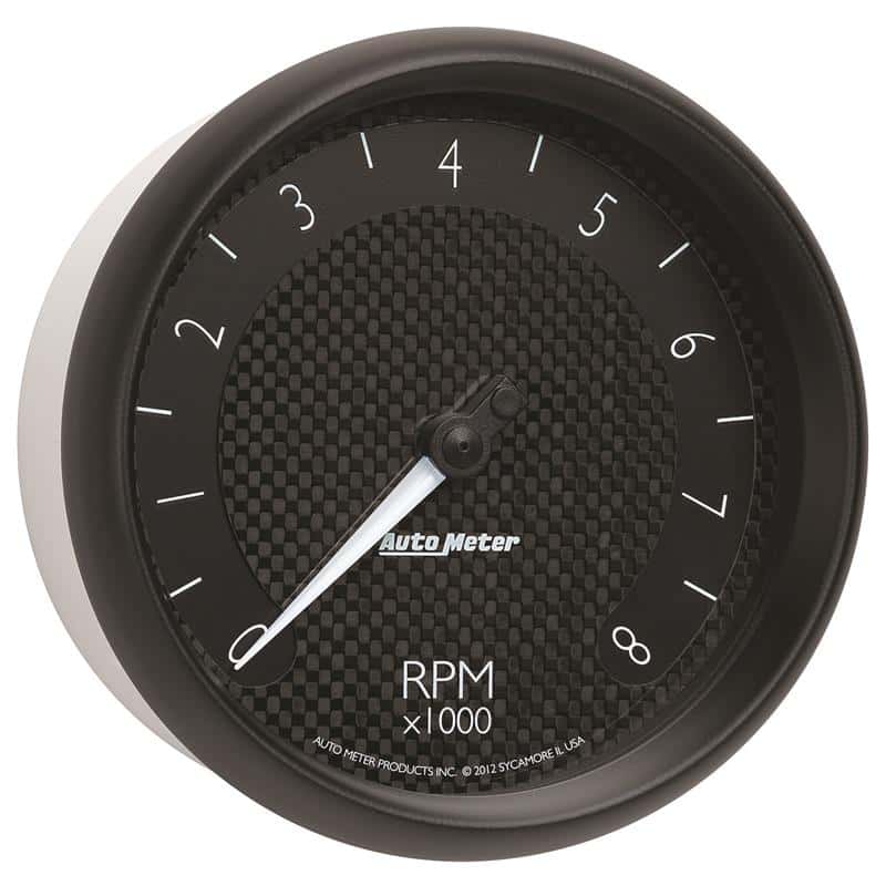 AutoMeter — Autometer GT Series 5in In Dash 8K RPM Tachometer
5" TACH, 8,000 RPM, - view 5
