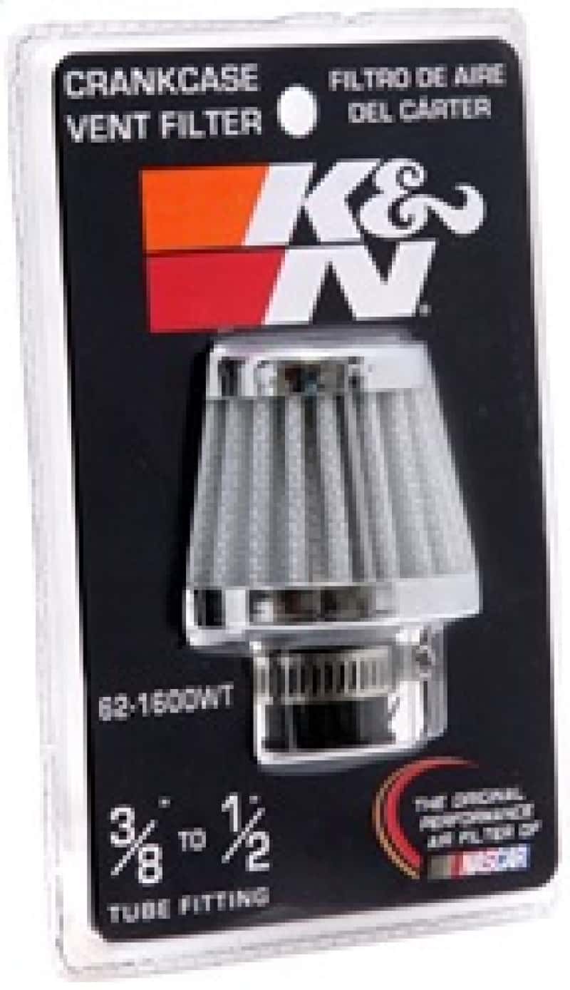 K&N Engineering — K&N 2in Base OD x .375in Flange ID x 1.75in H Rubber Base Crankcase Vent Filter - White
Vent Air Filter/Brea
Vent Air Filter - view 9