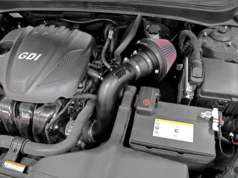 K&N Engineering — K&N 11-14 Hyundai Sonata 2.4L L4/13-15 Kia Optima 2.4L L4 Typhoon Short Ram Intake
Performance Air Inta
Air Intake System - view 5