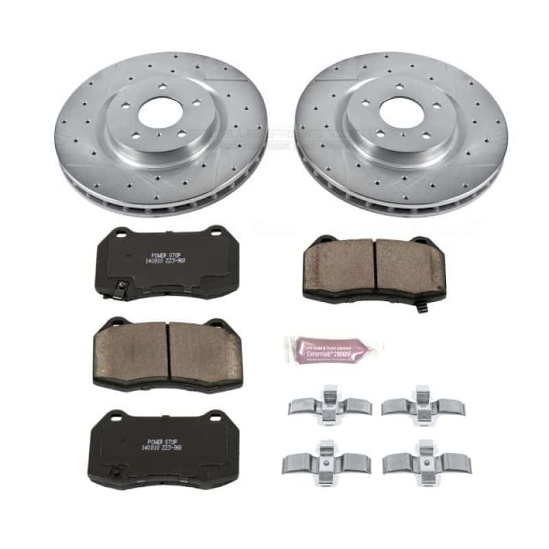 PowerStop — Power Stop 03-04 Infiniti G35 Front Z23 Evolution Sport Brake Kit - view 1
