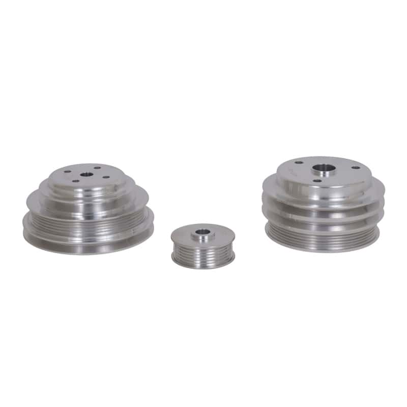 BBK — BBK 85-97 GM Truck 305 350 Underdrive Pulley Kit - Lightweight CNC Billet Aluminum (3pc)
Under Drive Pulleys
Pulley Kit - view 7