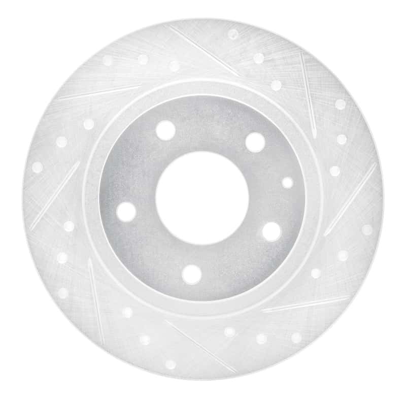 R1 Concepts — R1 14-21 Mazda 6 Rear Right Drilled & Slotted Silver Brake Rotor
R1 Brake Rotor Drill - view 1