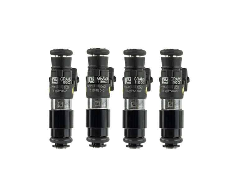Grams Performance — Grams Performance 02-11 Subaru WRX / 07+ STI / 07-11 Legacy 1150cc Fuel Injectors (Set of 4)
Fuel Injector Set - view 1
