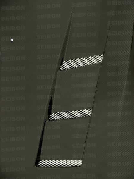 Seibon — Seibon 08-12 Mitsubishi Evo X TS-style Carbon Fiber Hood - view 6
