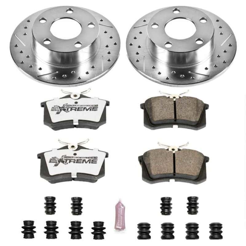 PowerStop — Power Stop 98-01 Audi A6 Quattro Rear Z26 Street Warrior Brake Kit - view 1