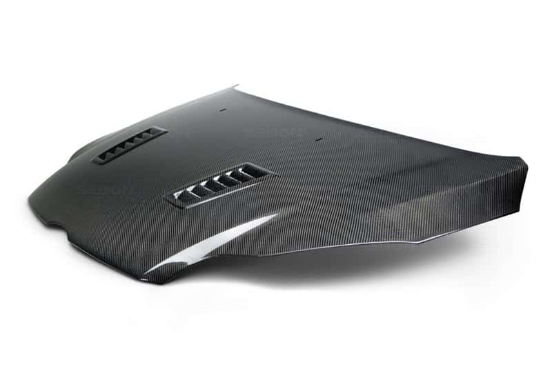Seibon — Seibon 12-13 Ford Focus RS-Style Carbon Fiber Hood - view 11