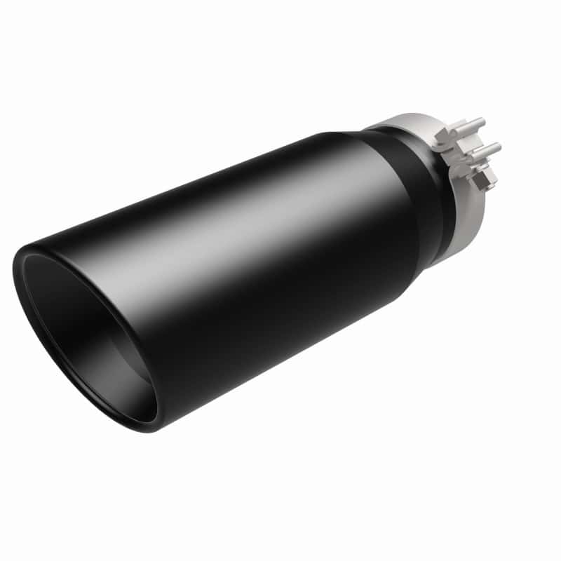 Magnaflow — MagnaFlow Tip Stainless Black Coated Single Double Round Single Outlet 5in Dia 4in Inlet 13in L
Stainless Steel
Exhaust Tip - view 26