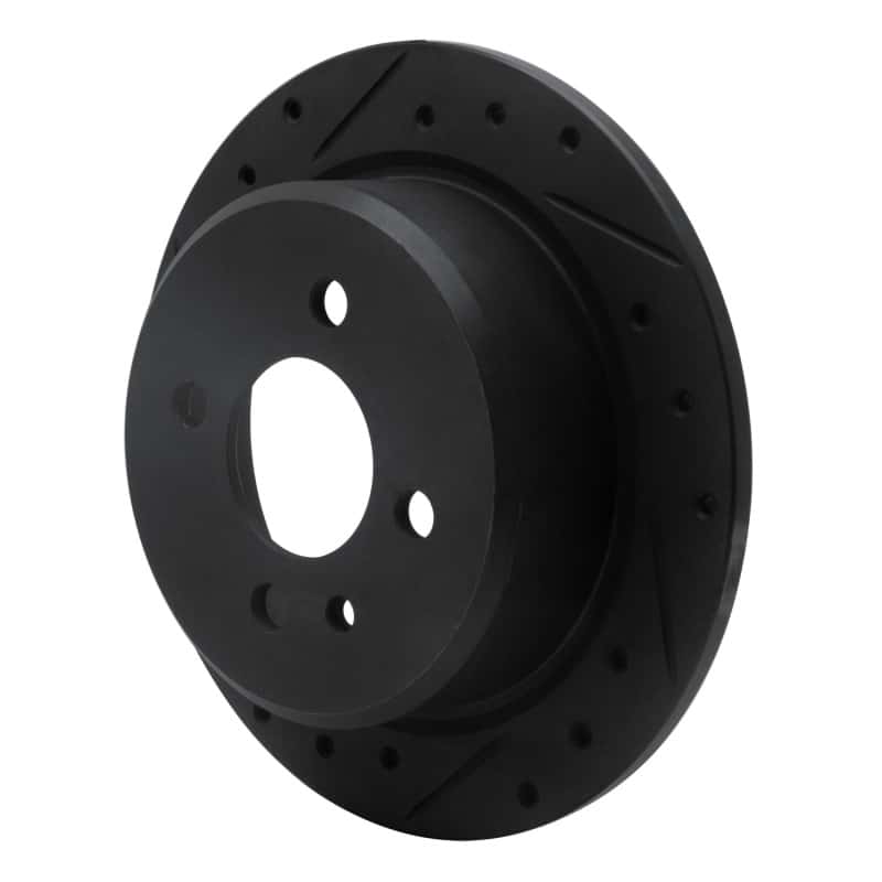R1 Concepts — R1 84-91 BMW 325IS Rear Left Drilled & Slotted Black Brake Rotor
R1 Brake Rotor Drill - view 2