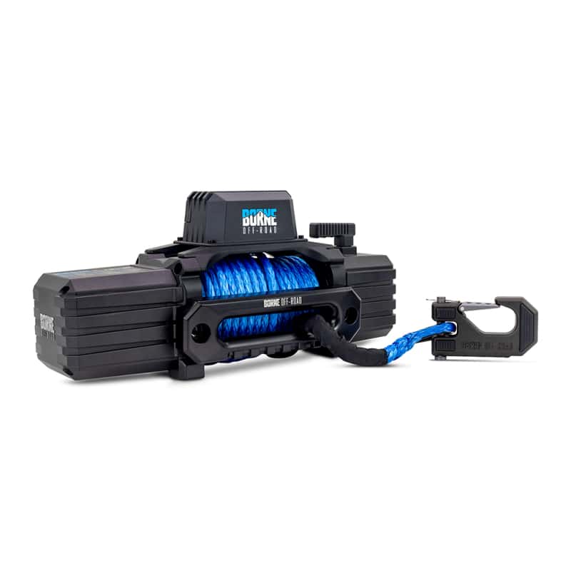 Borne Off-Road — Borne Off-Road 12K Winch - Blue Synthetic Rope - view 11