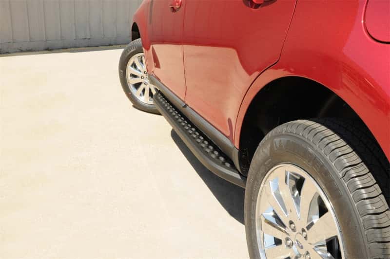 Dee Zee — Dee Zee Universal Running Board Universal Cross Utility Vehicle NXc (Stainless Top w Blk Trim) - view 5