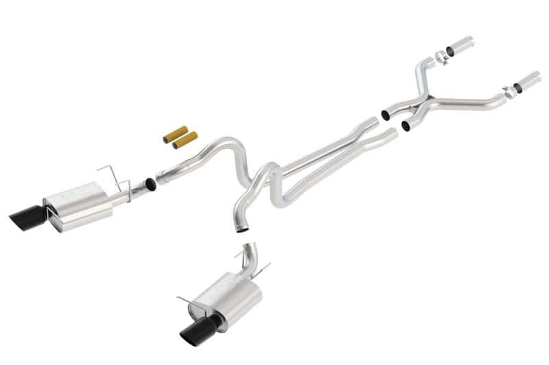 Borla — Borla 2011-2012 Mustang GT 5.0L Black Chrome 4.5in Rd Tip ATAK Catback Exhaust
Cat-Back System
ExhstSysKt - view 4