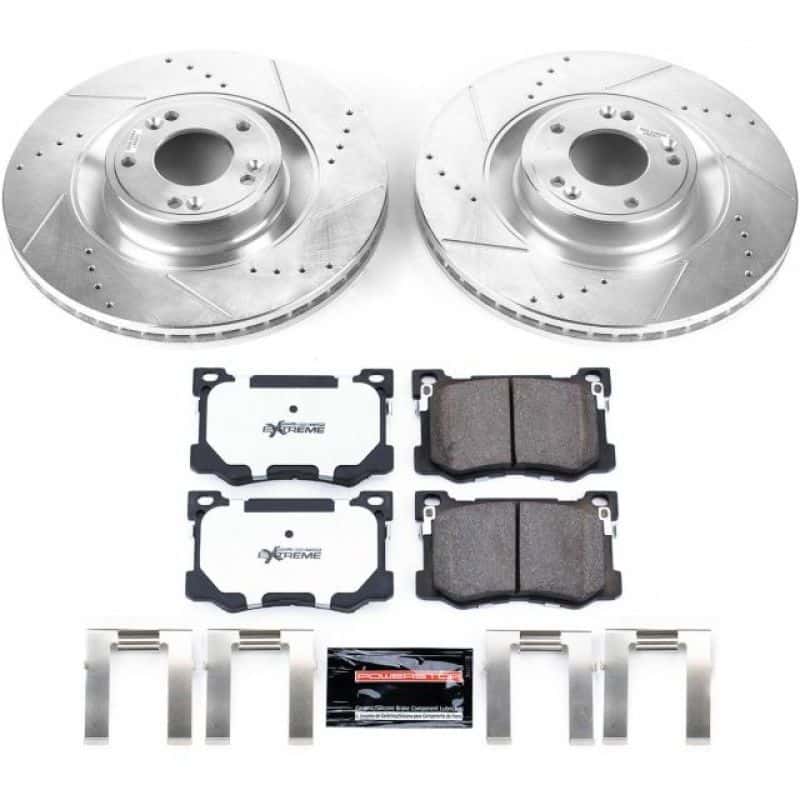PowerStop — Power Stop 15-16 Hyundai Genesis Front Z26 Street Warrior Brake Kit - view 1