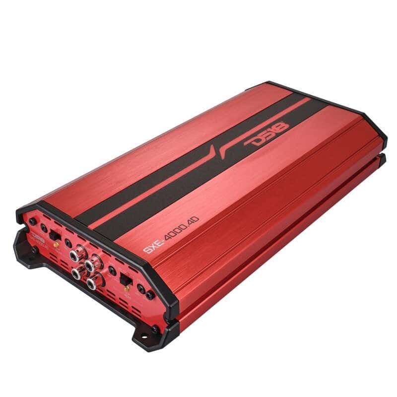 DS18 — DS18 4-Channel SXE Amplifier Class D 2x 750/4ohm Bridge 4 x 430/2ohm 4 x 275/4ohm Watts RMS- Red - view 3