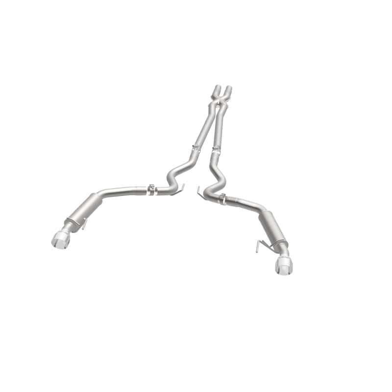 Magnaflow — MagnaFlow Cat Back, SS, 2.5in, Competition, Dual Split Polished 4.5in Tips 2015 Ford Mustang V6 3.7L
Cat-Back - view 22