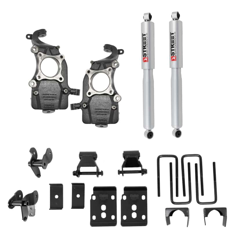 Belltech — Belltech 2021+ Ford F-150 2WD Lowering Kit w/ Street Performance Shocks
LOWERING KIT - view 2