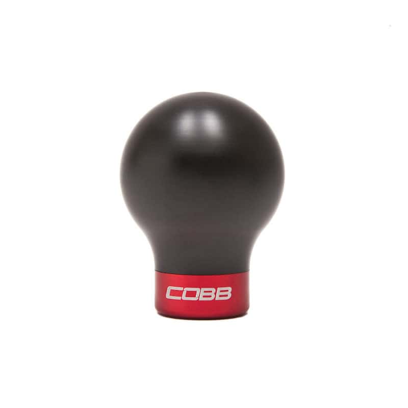 COBB — Cobb Subaru 6-Speed COBB Shift Knob - Black w/Race Red Collar (Non-Weighted) - view 1
