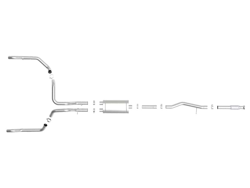 aFe — aFe Vulcan Series 3in 304SS Exhaust Cat-Back w/ OE Tips 2019 GM Silverado / Sierra 1500 V8-5.3L
Cat-Back Exhaust - view 5