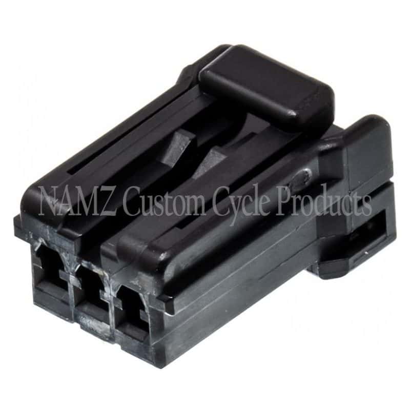 NAMZ — NAMZ AMP Multilock 3-Position Female Wire Plug Housing (HD 73153-96BK) - view 1