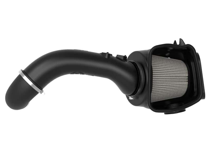 aFe — aFe Magnum FORCE Stage-2 Cold Air Intake System w/ Pro DRY S Media 16-19 Nissan Titan XD V8-5.0L(td)
Magnum FORCE Intake - view 4