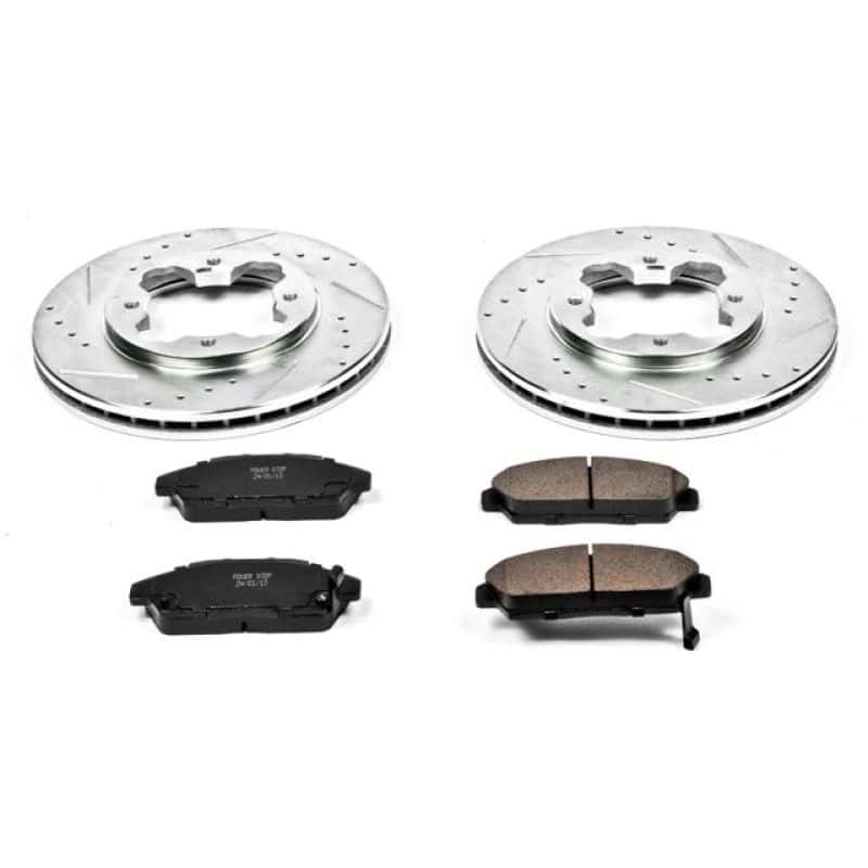 PowerStop — Power Stop 90-93 Honda Accord Front Z23 Evolution Sport Brake Kit - view 1