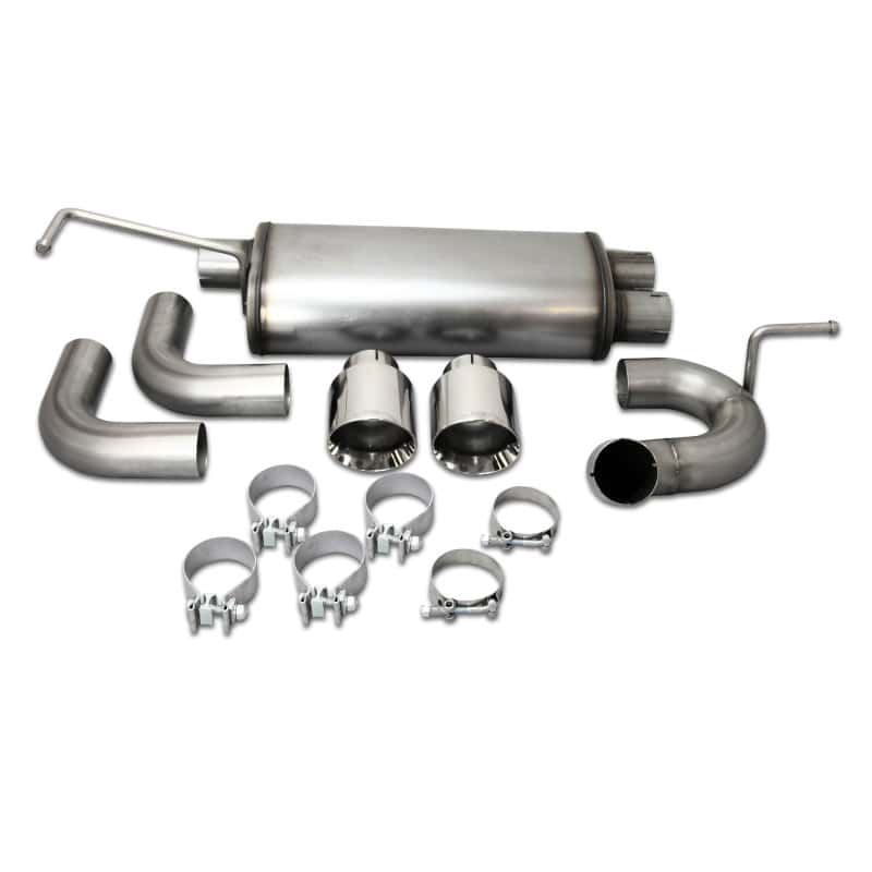 JBA — JBA 07-18 Jeep Wrangler JK 3.8L/3.6L 304SS Dual Rear Exit Axle Back Exhaust
Exhaust System - view 1