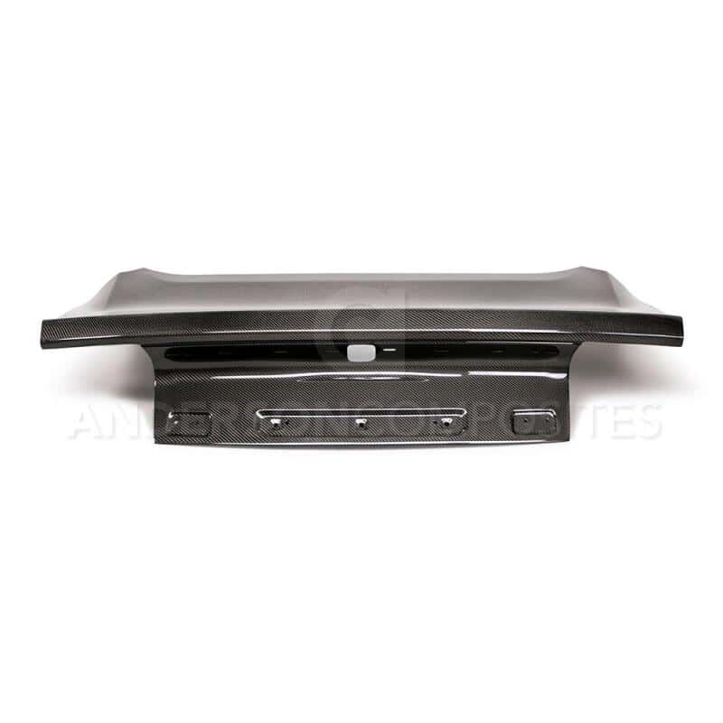 Anderson Composites — Anderson Composites 15-18 Ford Mustang Type-OE Double Sided Carbon Fiber Decklid - view 3