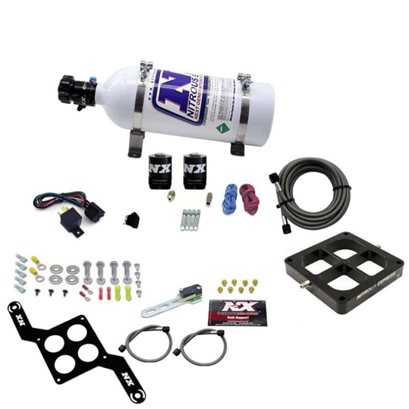 Nitrous Express — Nitrous Express Dominator Single Entry Billet Crossbar Stage 6 Nitrous Kit (50-300HP) w/5lb Bottle
Injection System Kit
N2OSys - view 3