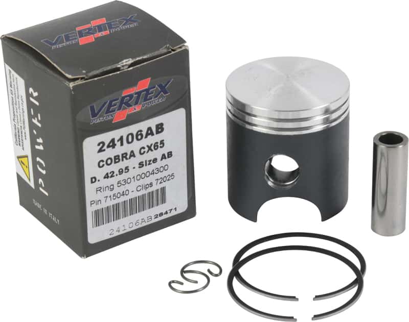 Vertex Pistons — Vertex Pistons 10-11 CX 65 Cast Replica Piston Kit - view 4