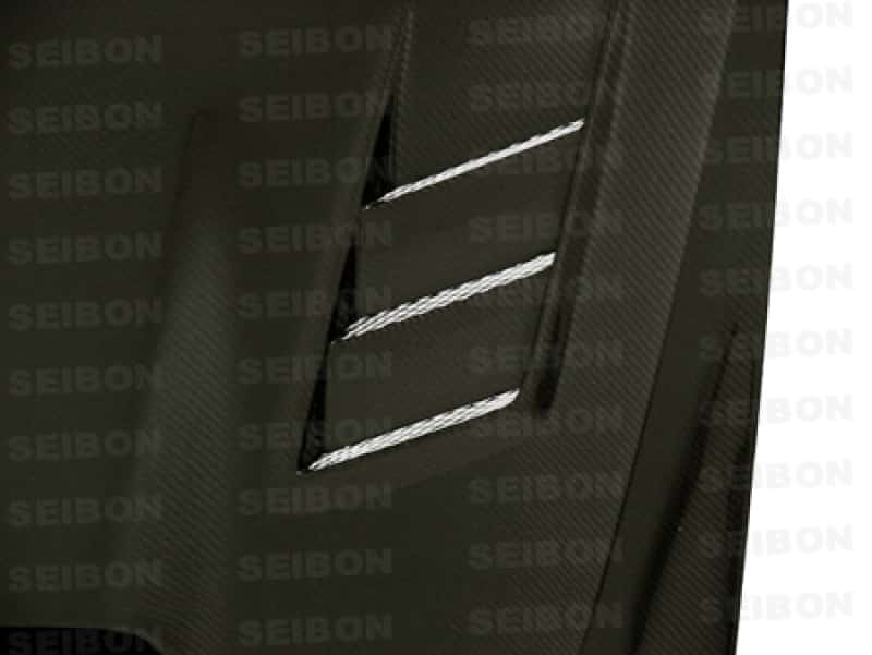 Seibon — Seibon 08-09 Subaru WRX/STi CW-style Carbon Fiber Hood - view 7