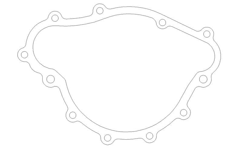 Cometic Gasket — Cometic Pontiac 265/301/350/400/428/455 V8 .031in Fiber Water Pump Gasket
Coolant Gasket - view 1