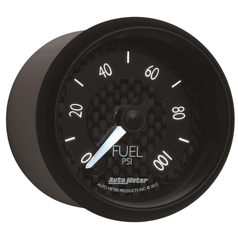 AutoMeter — Autometer GT Series 52mm Full Sweep Electronic 0-100 PSI Fuel Pressure Gauge
2-1/16" FUEL PRESS, - view 7