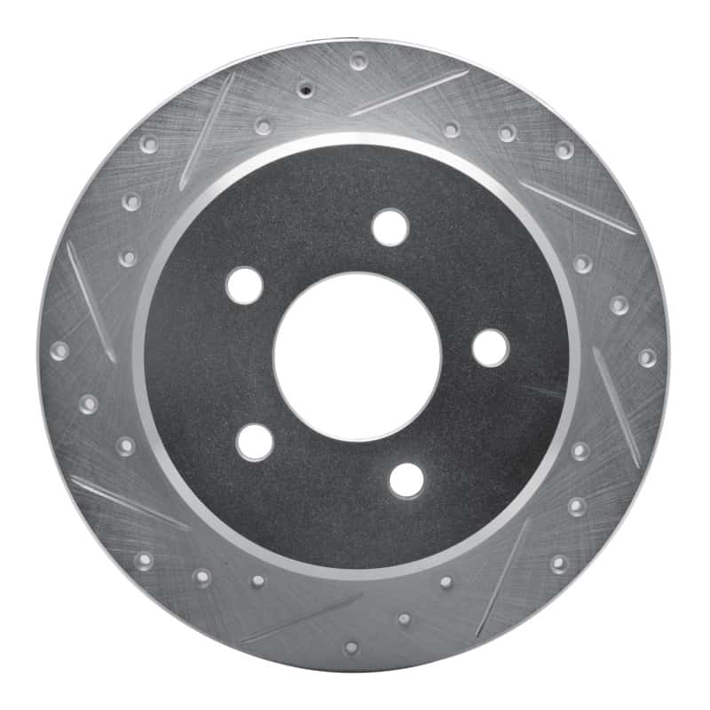 R1 Concepts — R1 91-95 Ford Crown Victoria Rear Left Drilled & Slotted Silver Brake Rotor
R1 Brake Rotor Drill - view 1