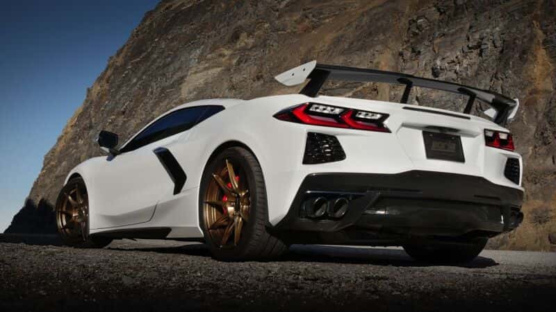 Borla — Borla 2020 Chevrolet Corvette C8 6.2L S-Type Exhaust System Dual Round Rolled A/C Black Chrome Tips
Cat-Back System - view 4